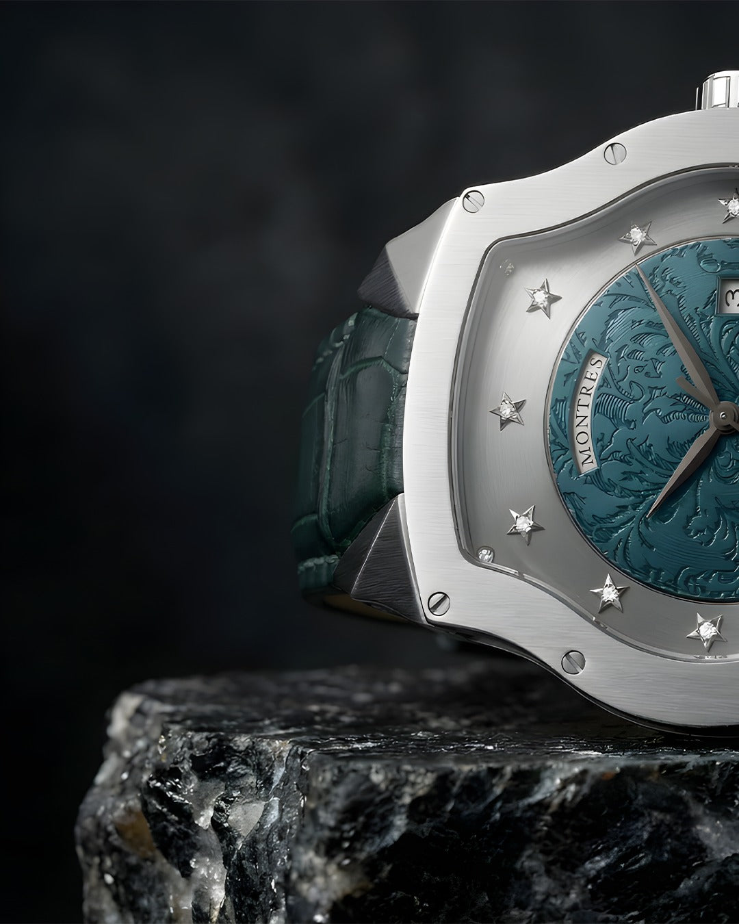 ÖZEL TASARIM NOBLE STAR OTOMATİK MEKANİZMALI TİTANYUM KOL SAATİ