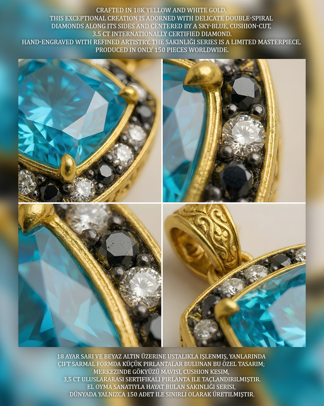 صفاء الحياة - ألماس أبيض 6 قيراط ذهب عيار 18