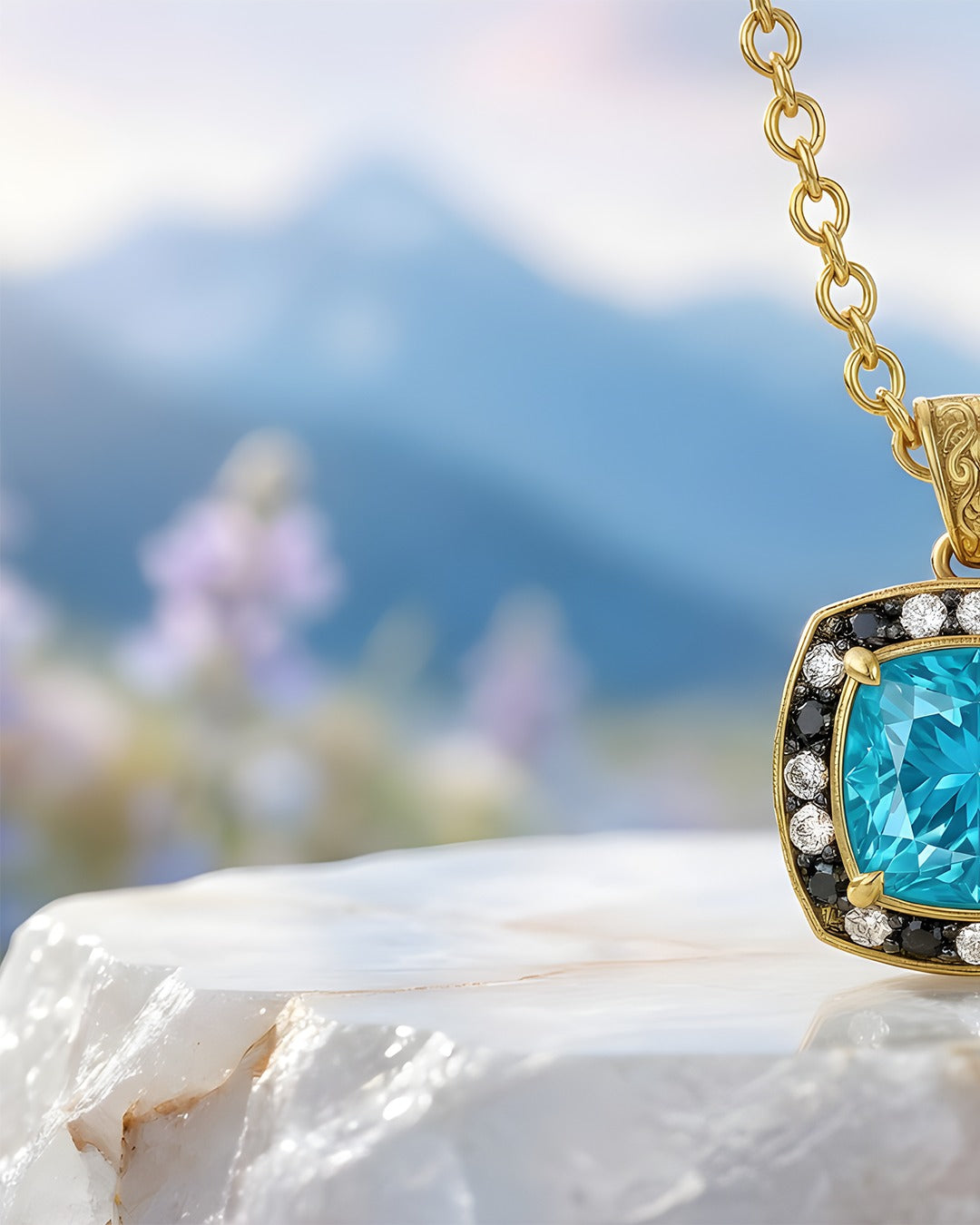 صفاء الحياة - ألماس أبيض 6 قيراط ذهب عيار 18